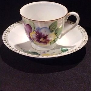 Vintage bone china cup and saucer